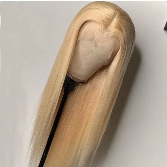 613 Blonde Natural Straight Lace Front Wig